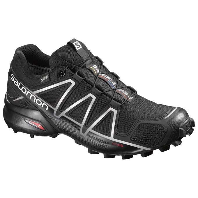 Zapatillas Trail Running Salomon Hombre Negras - Salomon Argentina SPEEDCROSS 4 GTX® ,850246-WBC